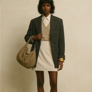 90s Emporio Armani designer skirt. 2000s Y2K